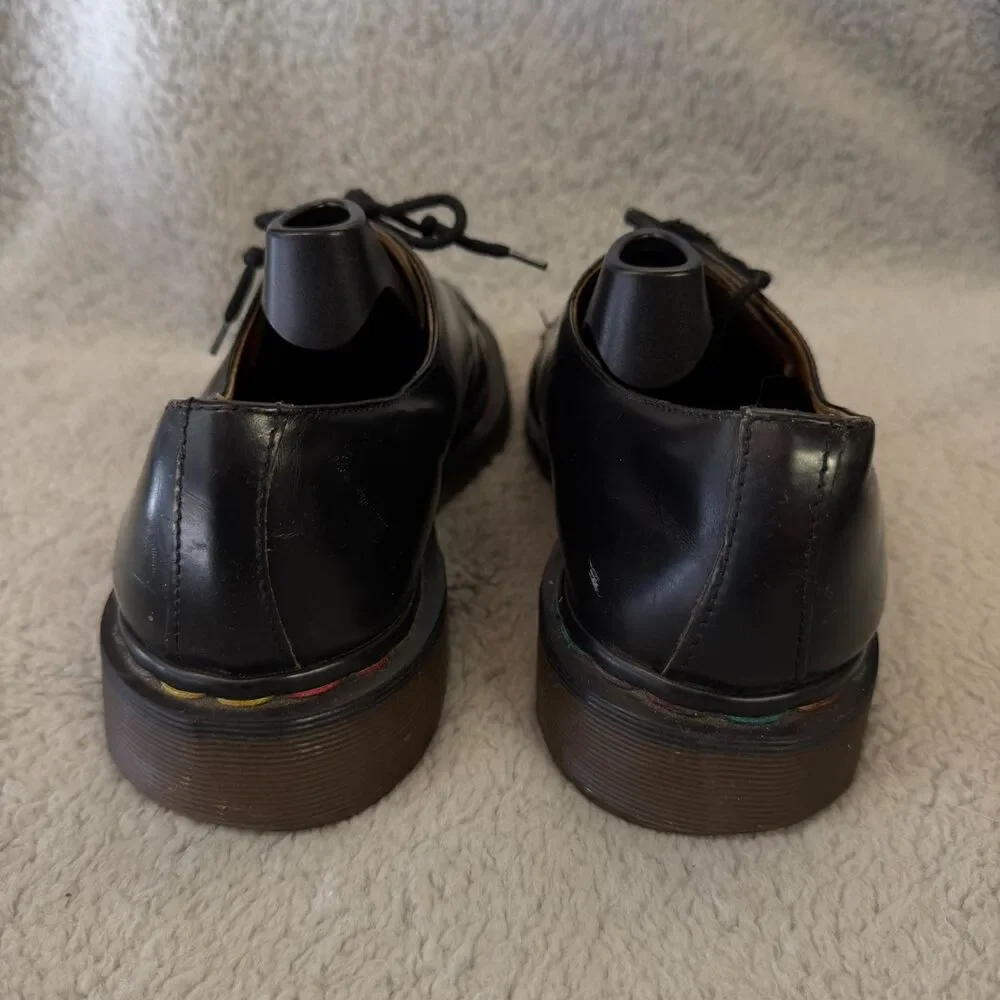 DR MARTENS 1461  Oxford Shoes Mens 10 Black Leather Made in England Streetwear